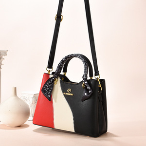 Women PU Leather Large Capacity Handbag Shoulder Bag Casual Crossbody Bag <b>Purse</b> Bag - Product Image 2