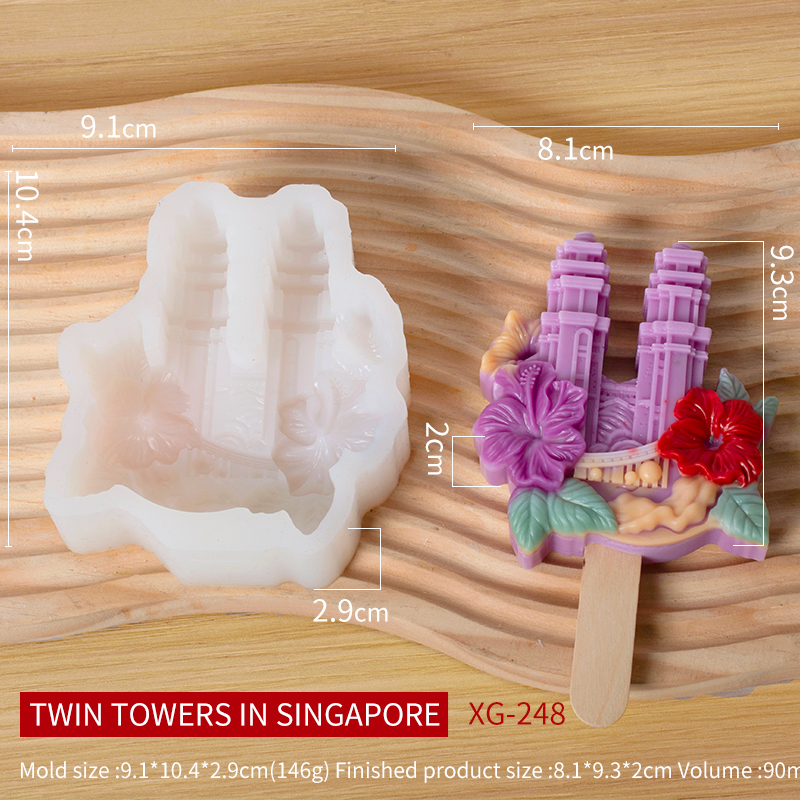 Tours jumelles à XG-248 de Singapour