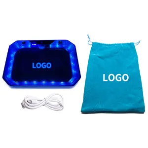 New Product Hot Sale Custom Rolling Tray Glow In The Dark Wholesale High Quality Led Rolling Trays