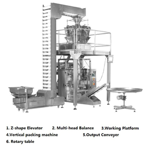 Machine à emballer de pesage automatique de chocolat de puces de tête multi d'approvisionnement d'usine - Product Image 2