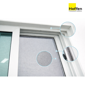 หน้าต่างบานเลื่อน uPVC Hoffen Plus ขนาด 180x110 ซม. กรอบสีขาว พร้อมมุ้งลวด กระจกบานเลื่อน กันเสียง กันน้ำ จากประเทศไทย - Product Image 2