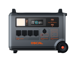OSCAL PowerMax6000 Pro Portable Power Station 3600Wh <b>to</b> 57600Wh Max Battery 6000W 220V-240V APP Control 3000W Solar Charging - Product Image 1