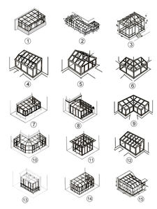 XUWEI оранжевая теплица, алюминиевый зеленый зимний дом, сад, открытый для садового дома - Product Image 6