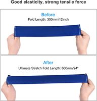 YETFUL Meilleure qualité premium gym exercice theraband pull up loop set latex résistance bande élastique pour fitness pilates