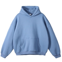 Sudadera con capucha de gran tamaño de lana GSM 350 de alta calidad, logotipo personalizado, ropa de calle, diseño de manga larga, logotipo propio, sudaderas con capucha coloridas para hombre
