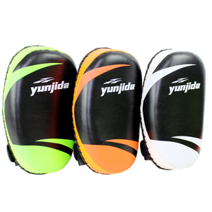 Coussin <span class=keywords><strong>de</strong></span> <span class=keywords><strong>frappe</strong></span> et <span class=keywords><strong>de</strong></span> coup <span class=keywords><strong>de</strong></span> <span class=keywords><strong>pied</strong></span> incurvé en cuir PU <span class=keywords><strong>de</strong></span> haute qualité, épais et durable, personnalisé pour le MMA, le taekwondo et le karaté - Product Image 1