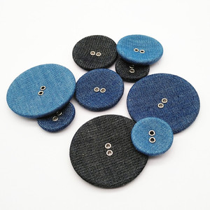 32L 44L 60L Hai Dây Giày Lỗ Lớn Jean Vải Bao Phủ Kim Loại Nút - Product Image 1