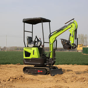 Miniexcavadora Somate Verde/Amarilla con Motor Koop, Bomba Hidráulica, PLC, Caja de Cambios, Motor, Garantía de 1.5 Años, Cucharón Corto de 0.02m - Product Image 1