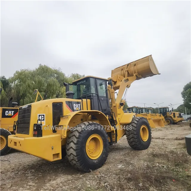 Cargadora de ruedas usada Cat 950H de buena calidad Caterpillar 950H con piezas de repuesto/Cargadora frontal Cat usada 950H 966H 980g