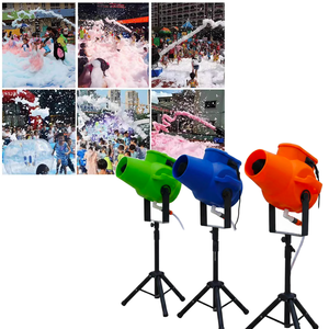 Machine à mousse électrique personnalisable 1800W pour fêtes en extérieur, parcs, piscines – Canon à pulvérisation en fer et plastique pour soirées à la glace carbonique - Product Image 4
