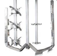 Mélangeur à trois axes sous vide Polyc de Chine, réservoir d'agitation en acier inoxydable pour la fabrication de peinture, d'adhésif, de colle, de silicone