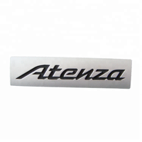 Logotipo personalizado de metal Placa de identificación Logotipo en relieve de aluminio para etiquetas de embalaje
