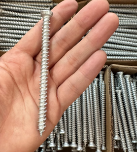 निर्माण फ्रेम शिकंजा के लिए जस्ता प्लेटेड टोर्क हेड कंक्रीट स्क्रू - Product Image 6