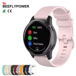 Correa de Reloj de Silicona BEEFLYPOWER de 18, 20 y 22 mm, Correa Deportiva para Garmin Vivoactive 6, 5, 4, Brazalete para Forerunner 165, 265, 255, Accesorios - Product Image 1