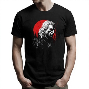 Camisetas Personalizadas para Hombre, Color Negro, 200 GSM, Estampadas, Tallas Grandes, Venta al Por Mayor - Product Image 1