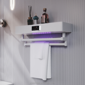 WESHCAN Sèche-serviettes électrique avec chauffage à bas quantité minimale de commande OEM/ODM Vente en gros Offre Spéciale prix d'usine Double porte-serviettes de désinfection - Product Image 3