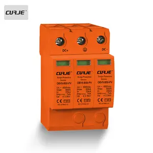 Clase I + II DC 50KA 600V PV SPD Power DC Dispositivo de protección contra sobretensiones protector contra sobretensiones eléctricas