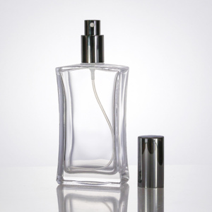 <span class=keywords><strong>30ml</strong></span> 50ml 100mL Pulverizador de tornillo negro mate Botella de perfume recargable Botella de spray de vidrio rectangular - Product Image 2