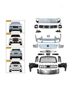 ชุดอัพเกรดกันชนรถยนต์ Rolls-Royce Cullinan รุ่นใหม่ พร้อมไฟหน้า ไฟท้าย ดิฟฟิวเซอร์ สปอยเลอร์ และคานนิรภัย - Product Image 6