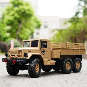 Camion militaire tout-terrain RC WPL B16 1:16 6WD 2.4G, modèle Crawler RTR de niveau expert, avec télécommande incluse - Product Image 5