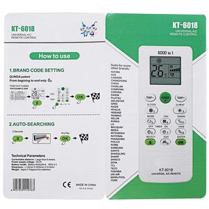 รีโมทคอนโทรลแอร์ยูนิเวอร์แซล KT-6018 สำหรับ Aux/Carrier/Changhong/Chigo/ForDaikin/Gree /Haier /Hisense - Product Image 3