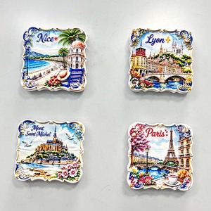 Aimants de voyage en résine 3D pour souvenirs de lieux emblématiques de Paris, de France, et de scènes urbaines et régionales – Vente en gros pour boutiques de cadeaux et détaillants - Product Image 4
