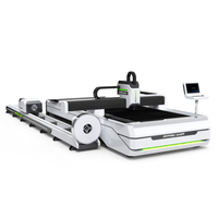 Machine de découpe laser à fibre haute puissance de type portique multifonctionnelle intégrée avec moteur servo Yaskawa, contrôle Cypcut, prise en charge AI/PLT