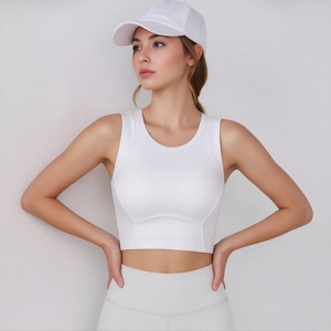 Sujetador deportivo <span class=keywords><strong>de</strong></span> alto impacto para mujer, top <span class=keywords><strong>de</strong></span> yoga con espalda fina y a prueba <span class=keywords><strong>de</strong></span> golpes, top corto para mujer - Product Image 2