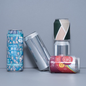 473ml 355ml 330ml 250ml boş alüminyum şişe üreticileri shrink sleeve ile yumuşak İçecek İçecekler ile kolay açılır kapak - Product Image 3