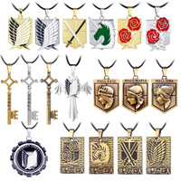 Collier drapeau des Équipes d'investigation de l'Attaque des Titans, nouveau dessin animé, 2 couleurs