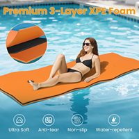 Tapis d'eau flottant 3 couches mousse coussin hamac roulant oreiller conception piscine lac mer