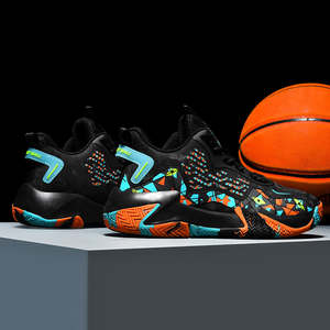 Zapatillas de Baloncesto de Cuero para Hombre, Talla Extra 48, Antideslizantes y Resistentes al Desgaste, Estilo Running, Talla US14, Modelo Increase Tide - Product Image 5