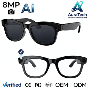 Gafas Inteligentes M01 con IA, Fotografía de 8MP, Llamadas, Traducción en Tiempo Real, Grabación de Video 1080P con Estabilización EIS para Hombre - Product Image 1