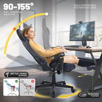 Chaise de Gaming Ergonomique 6D en Tissu Respirant avec Repose-Pieds pour Adultes, Modèle Premium 2026, Vente en Gros au Koweït, Prix Abordable