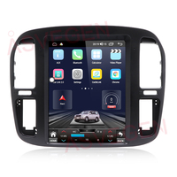 12,1-Zoll Android 13.0 Autoradio-Haupteinheit Multimedia für Toyota Land Cruiser 100 Serie 1998-2002 Auto-Audio-Stereoanlage Kabelloses Carplay