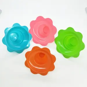 4 OZ Plastic Shave snow cone ice cream flower cups