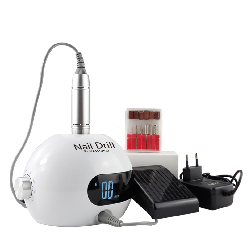Профессиональная портативная шлифовальная машинка для ногтей Ibelieve u want, 30000 об/мин, электрическая дрель для ногтей