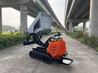 Antspower 2026 OEM 600kg Kapazität Mini-Lader, Dieselmotor, Kleiner Raupenkipper, Kompakte Größe