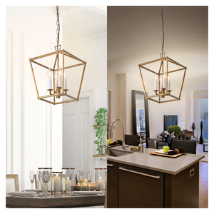 Vintage Art Design Hallway Kitchen Bar Restaurant Led Hanging <strong>Cage</strong> Candle Styles Ceiling Pendant <strong>Light</strong> - Product Image 3