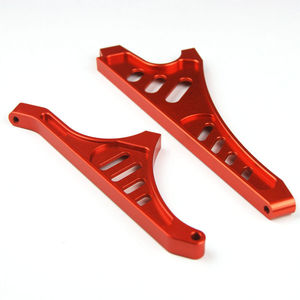 Soportes de brazo de suspensión inferior delantera anodizada de Color aluminio mecanizado CNC para coche Rc - Product Image 2