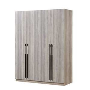 Modern Minimalist Panel <b>Wardrobe</b> <b>Large</b> Capacity Eco Friendly Hinged Door Bedroom Storage Cabinet - Product Image 4