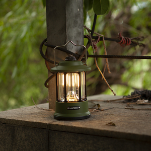Lampe multifonction Vintage pour l'extérieur, éclairage d'ambiance, Rechargeable, lumière à intensité réglable, rétro, lanterne pour tente et <span class=keywords><strong>Camping</strong></span> - Product Image 5