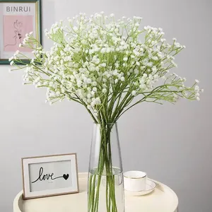 Flores Artificiales de Gypsophila de Alta Calidad SuperZ, 63 cm, de Plástico, para Decoración de Bodas, Navidad y Fiestas en el Hogar - Product Image 2