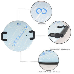 WOOWAVE leggera e resistente slitta da neve con manici, slitta da neve per bambini e adulti, ideale per l'intrattenimento invernale sulla neve - Product Image 2