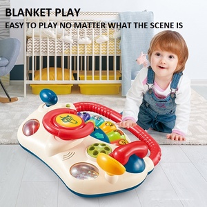 Volante multifuncional educativo KSF para bebé, <span class=keywords><strong>juego</strong></span> <span class=keywords><strong>de</strong></span> coche <span class=keywords><strong>de</strong></span> conducción simulada, iluminación Musical eléctrica, juguetes <span class=keywords><strong>de</strong></span> plástico para niños - Product Image 5