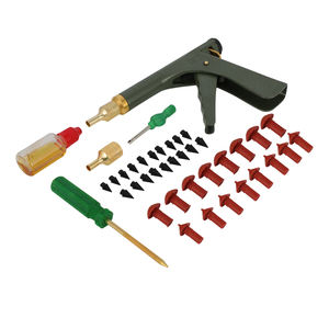 Juego de herramientas de reparación de rueda de motocicleta de hierro de alta calidad JFG, pistola de tapón de neumático, paquete de balas de punzón largo para reparaciones - Product Image 1