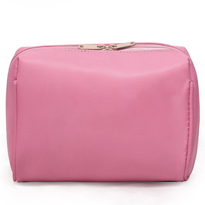 Soft Pu <strong>Leather</strong> Grey Custom Waterproof Travel Women Makeup Cosmetic <strong>Toiletry</strong> <strong>Bag</strong> - Product Image 4