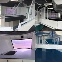 Remorque de transport de bétail de luxe pour 2 chevaux, type col de cygne, avec logement, chargement par l'angle, livraison incluse