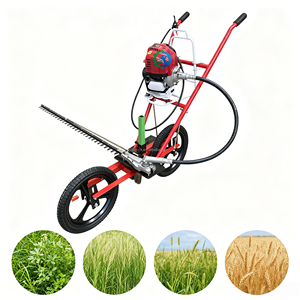 <span class=keywords><strong>Tondeuse</strong></span> à gazon à <span class=keywords><strong>moteur</strong></span> <span class=keywords><strong>essence</strong></span>, machine multifonctionnelle pour couper l'herbe et les plantes, hauteur réglable - Product Image 3