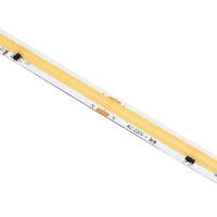 Bande LED COB AC220V 480 LED/m 8mm 8W/m Blanc réglable 2700K-6500K CRI90 Haute tension à alimentation directe Sans points Flexible Lumière COB